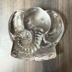 Riedel Elephant Figurine Paperweight Crystal Glass Austria‎ Animal Decor